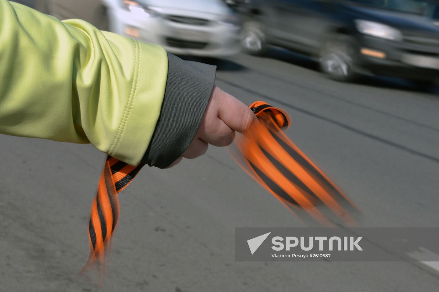 St. George's Ribbon campaign in Moscow