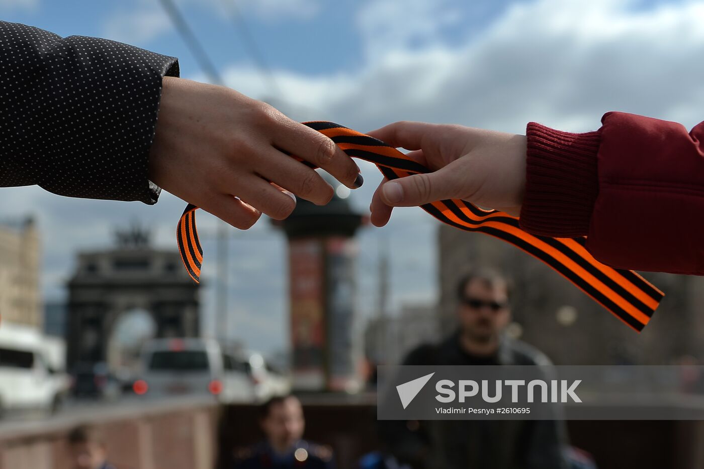 St. George's Ribbon campaign in Moscow