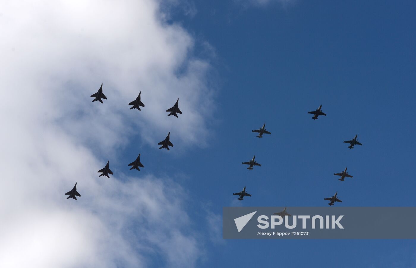 Joint training of soldier formations and mechanized units for Victory Parade
