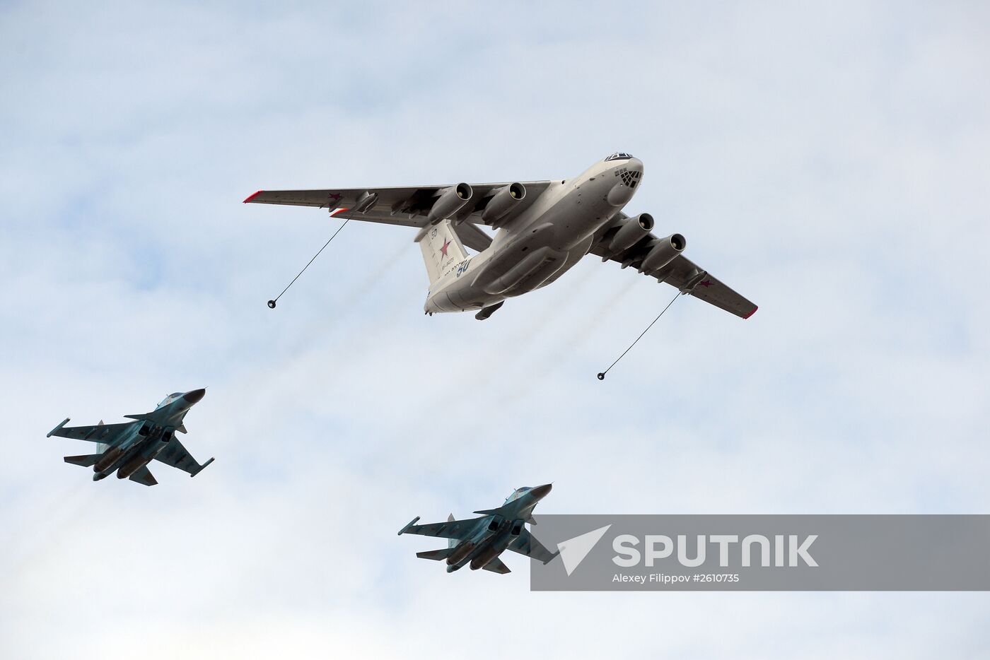 Joint training of soldier formations and mechanized units for Victory Parade
