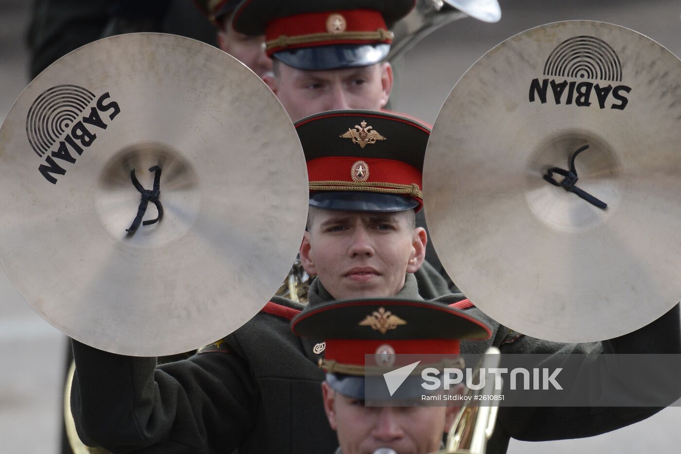 Joint training of soldier formations and mechanized units for Victory Parade