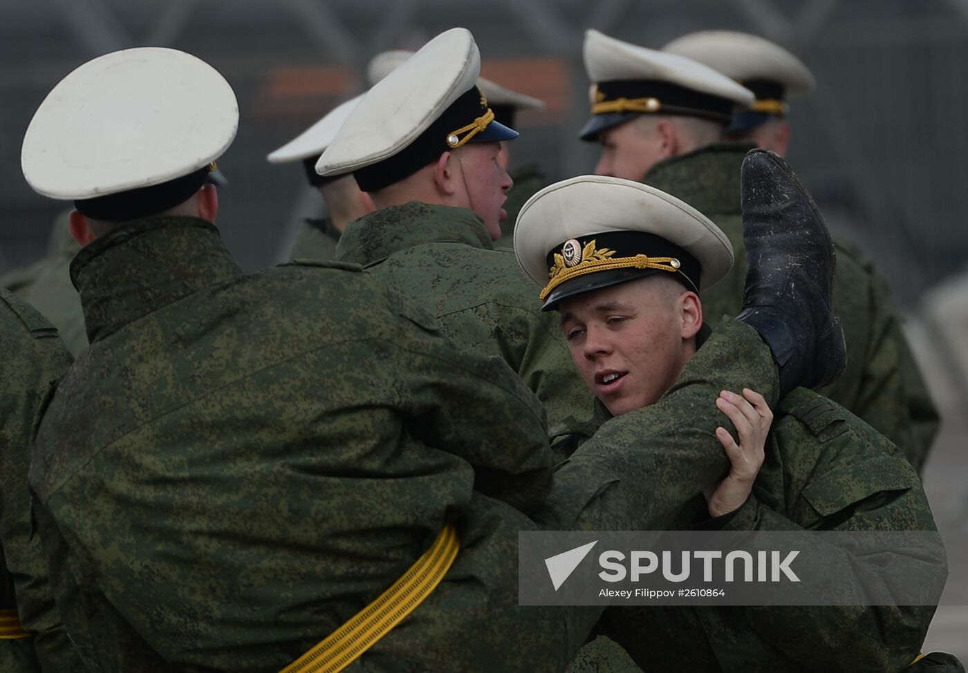 Joint training of soldier formations and mechanized units for Victory Parade