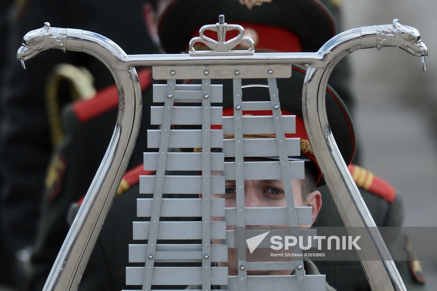 Joint training of soldier formations and mechanized units for Victory Parade
