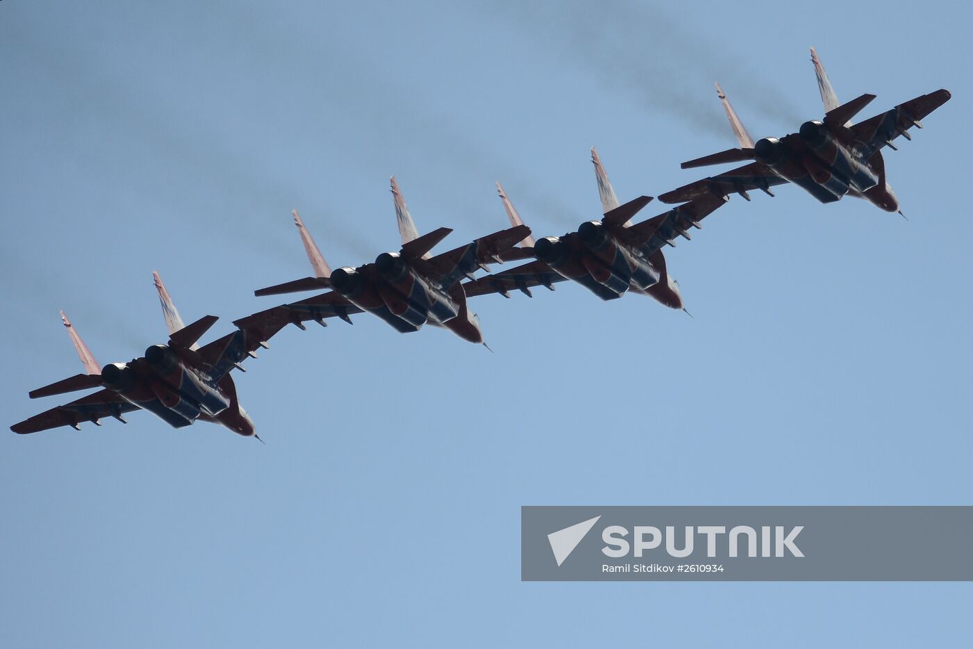 Joint training of soldier formations and mechanized units for Victory Parade