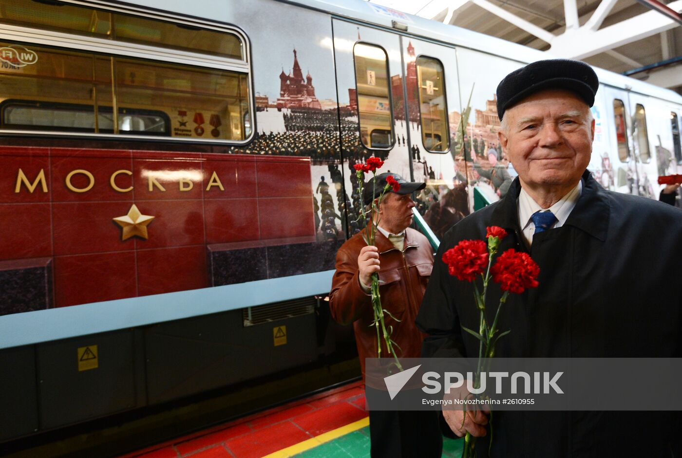 Moscow metro launches train dedicated to 70th Anniversary of Great Victory