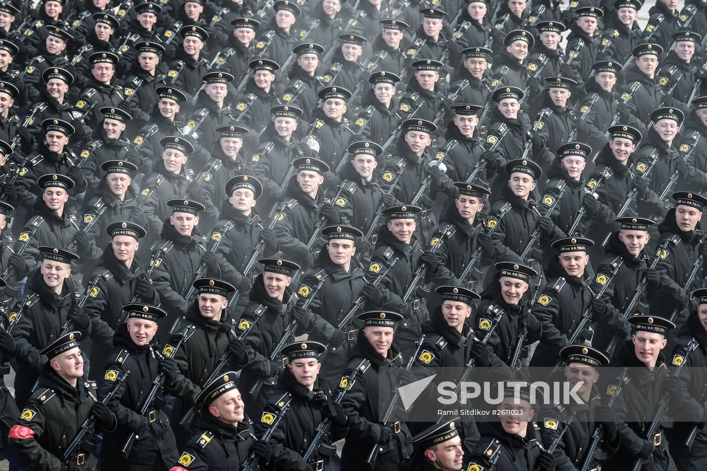 Joint training of soldier formations and mechanized units for Victory Parade