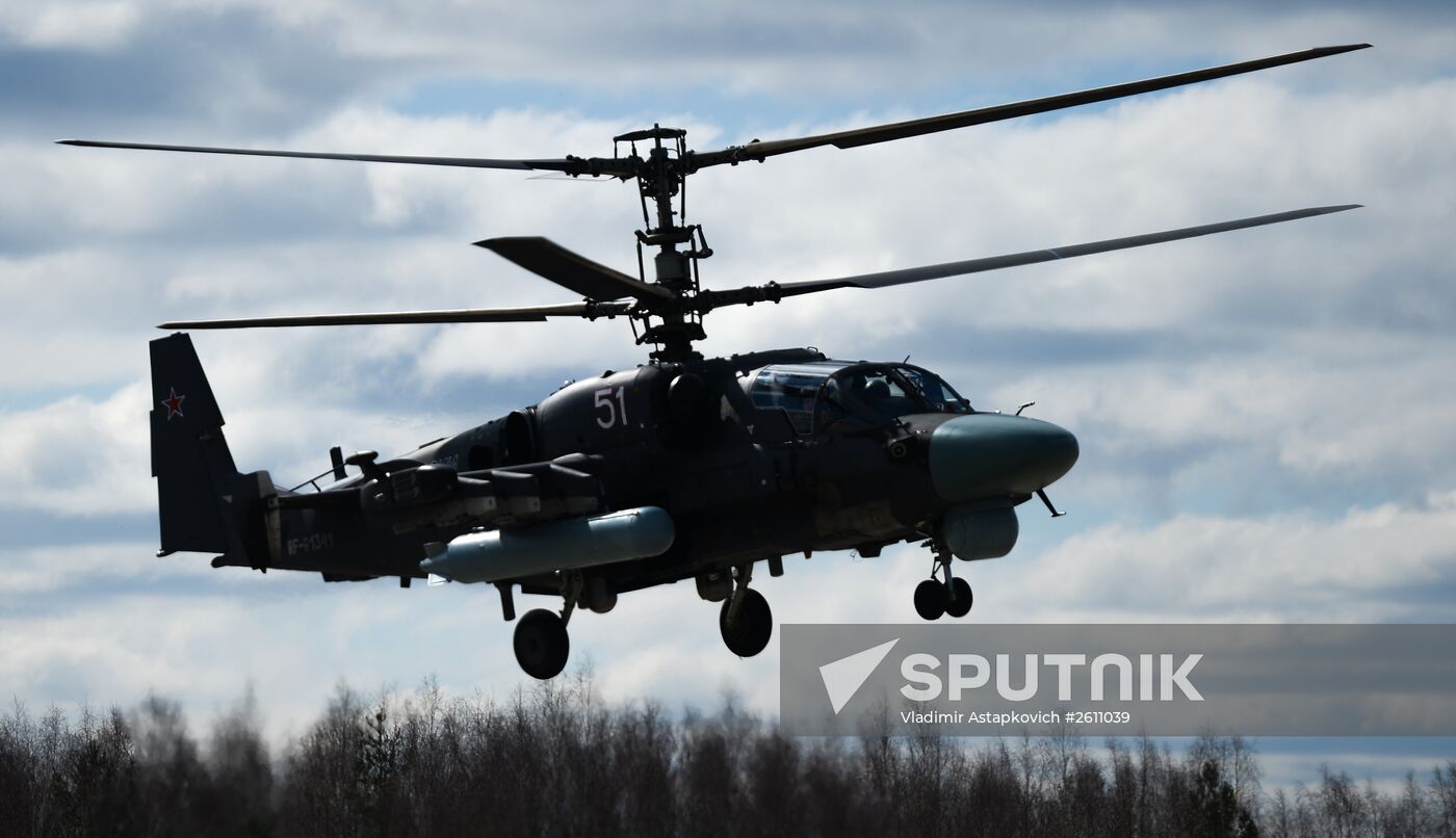 Preparations for air show as part of Victory Day Parade