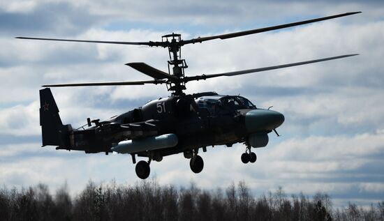 Preparations for air show as part of Victory Day Parade