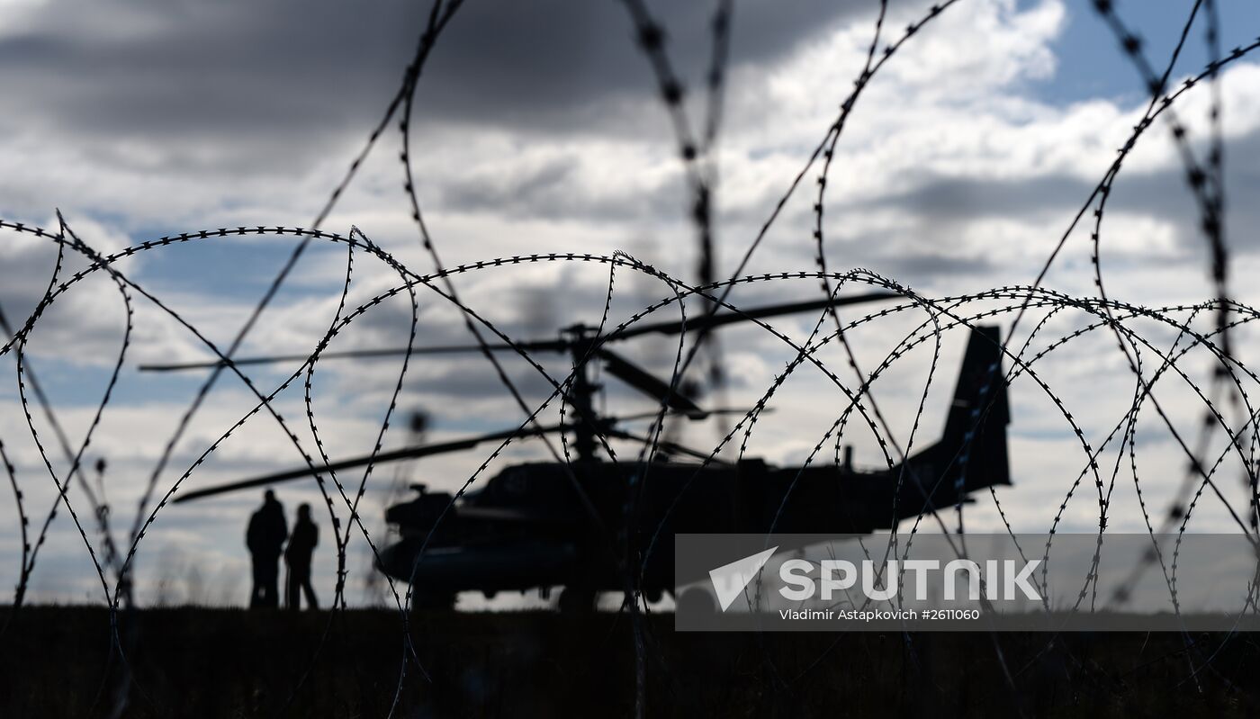 Preparations for air show as part of Victory Day Parade