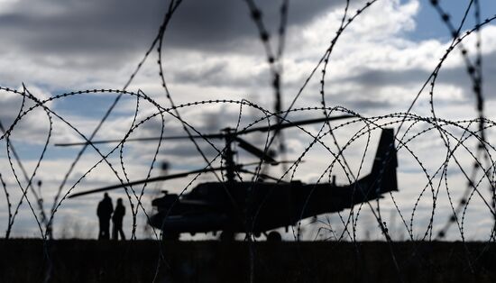 Preparations for air show as part of Victory Day Parade