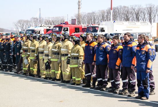 Emergencies Ministry holds forest fire prevention exercises in Far East