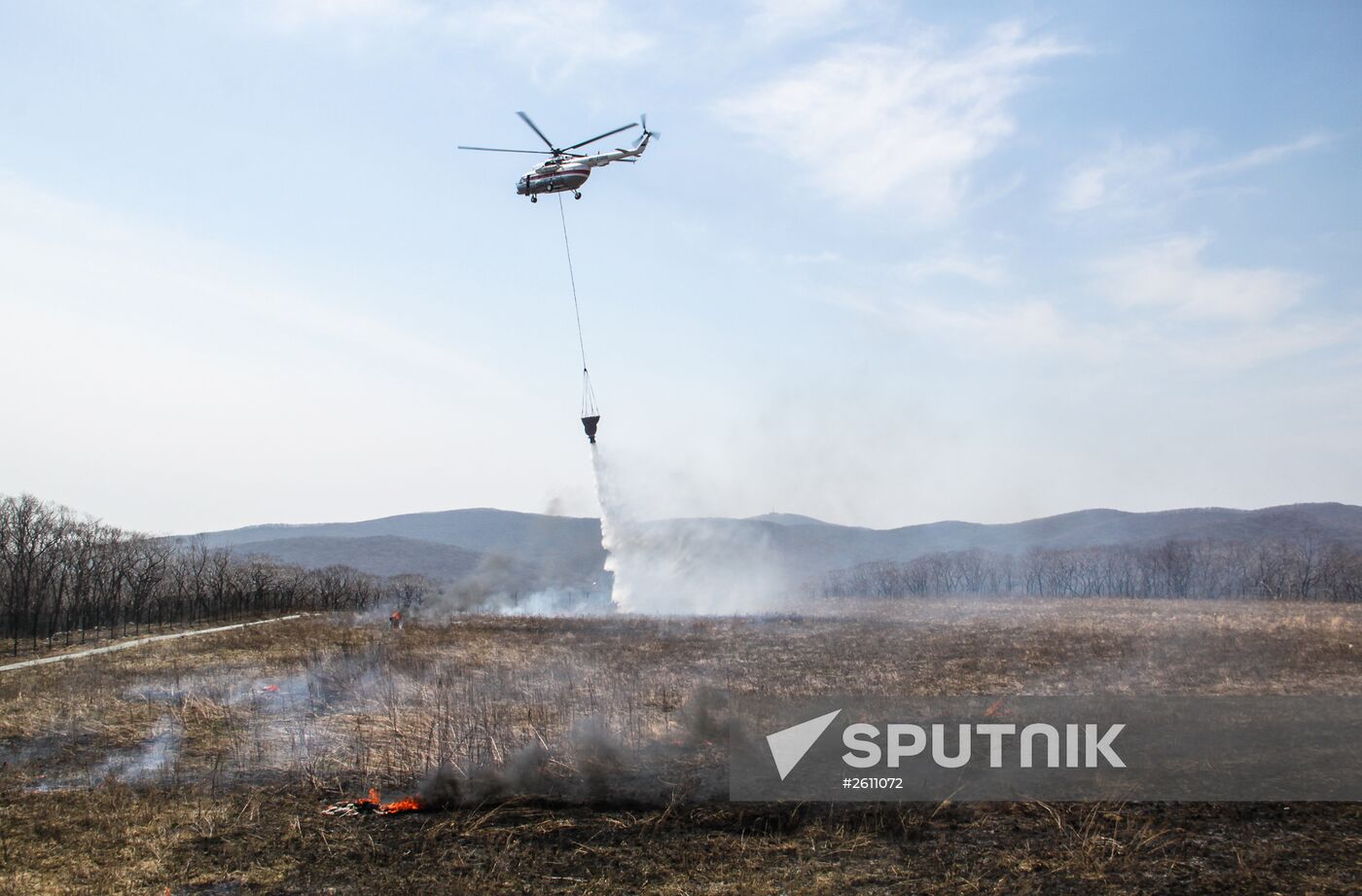 Emergencies Ministry holds forest fire prevention exercises in Far East