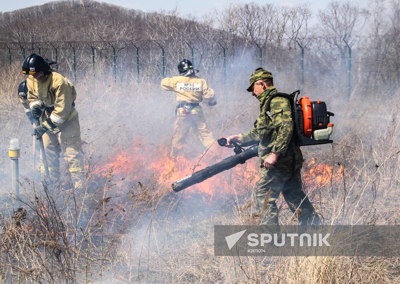 Emergencies Ministry holds forest fire prevention exercises in Far East