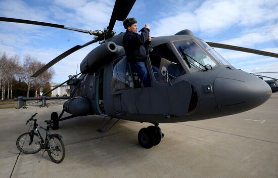 Preparations for air show as part of Victory Day Parade