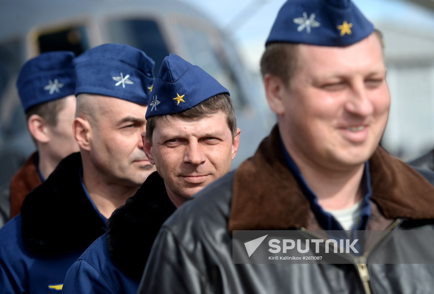 Preparations for air show as part of Victory Day Parade