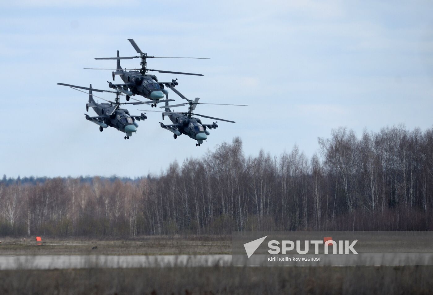 Preparations for air show as part of Victory Day Parade