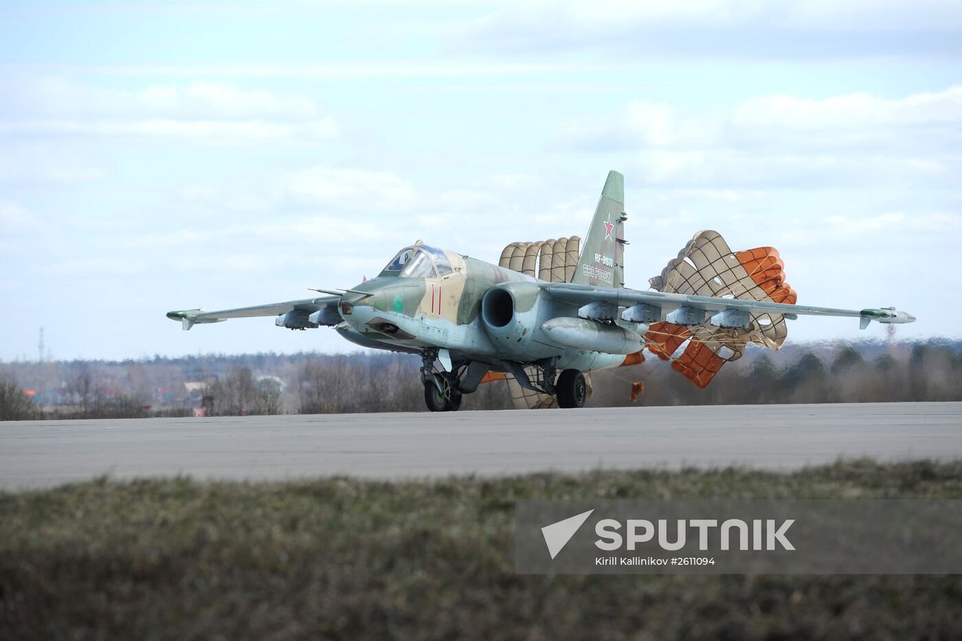 Preparations for air show as part of Victory Day Parade