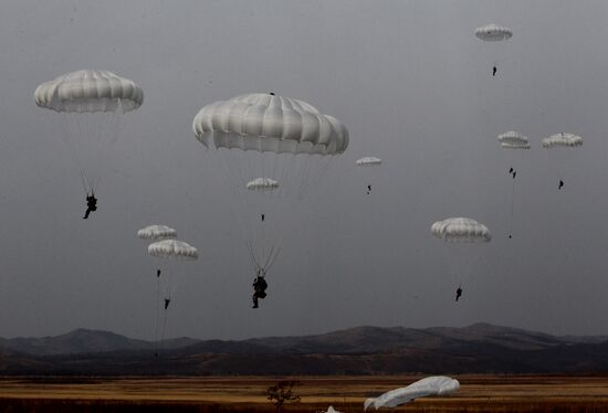 Pacific Fleet Naval Infantry battalion tactical exercises in Primorsky Territory