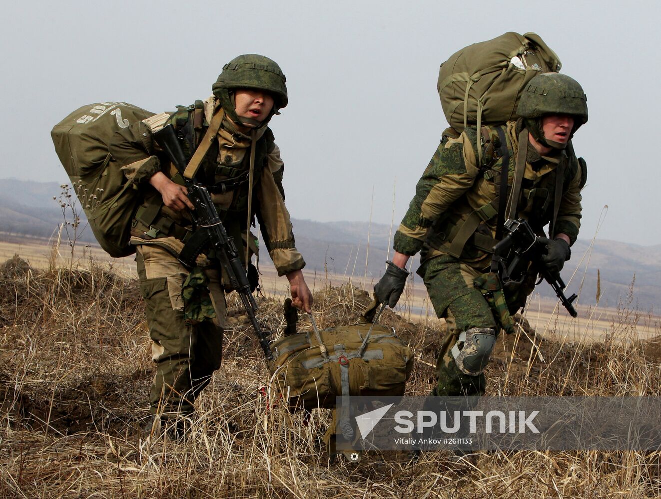 Pacific Fleet Naval Infantry battalion tactical exercises in Primorsky Territory