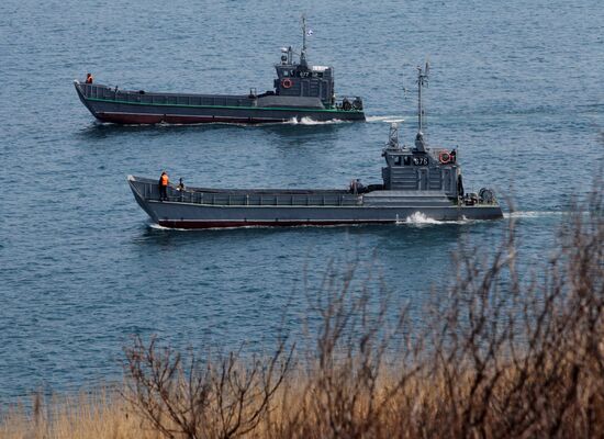 Pacific Fleet Naval Infantry battalion tactical exercises in Primorsky Territory