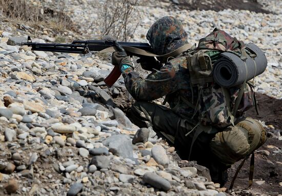 Pacific Fleet Naval Infantry battalion tactical exercises in Primorsky Territory