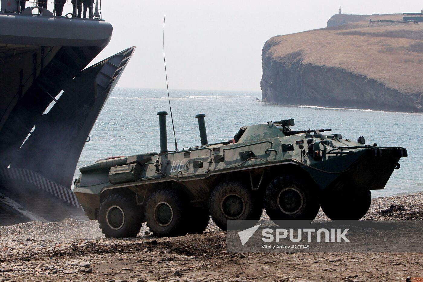 Pacific Fleet Naval Infantry battalion tactical exercises in Primorsky Territory