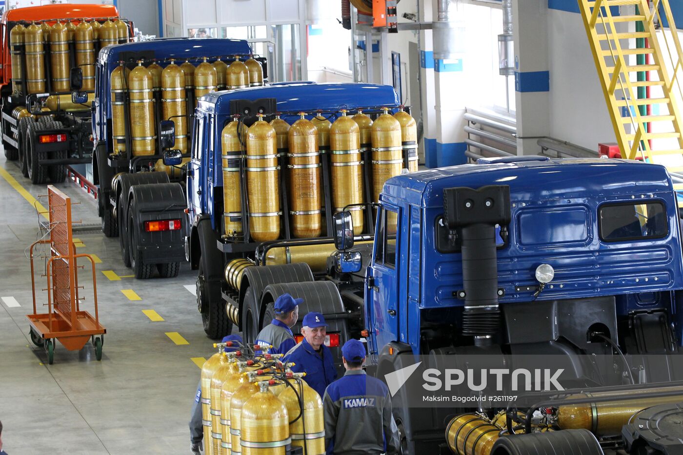 KAMAZ launches production of trucks running on natural gas