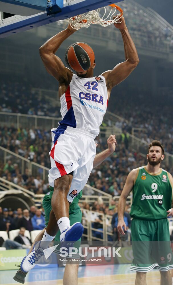 Euroleague Basketball. Panathinaikos vs. CSKA