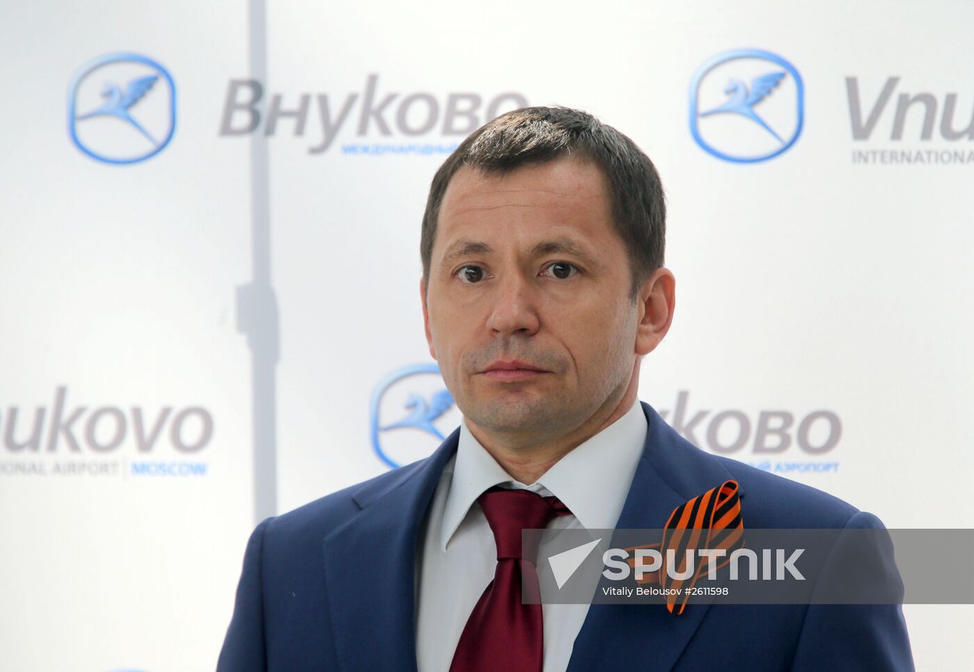 Opening of multimedia exhibition "Victory! 70th Anniversary" at Vnukovo Airport