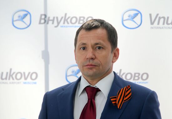 Opening of multimedia exhibition "Victory! 70th Anniversary" at Vnukovo Airport
