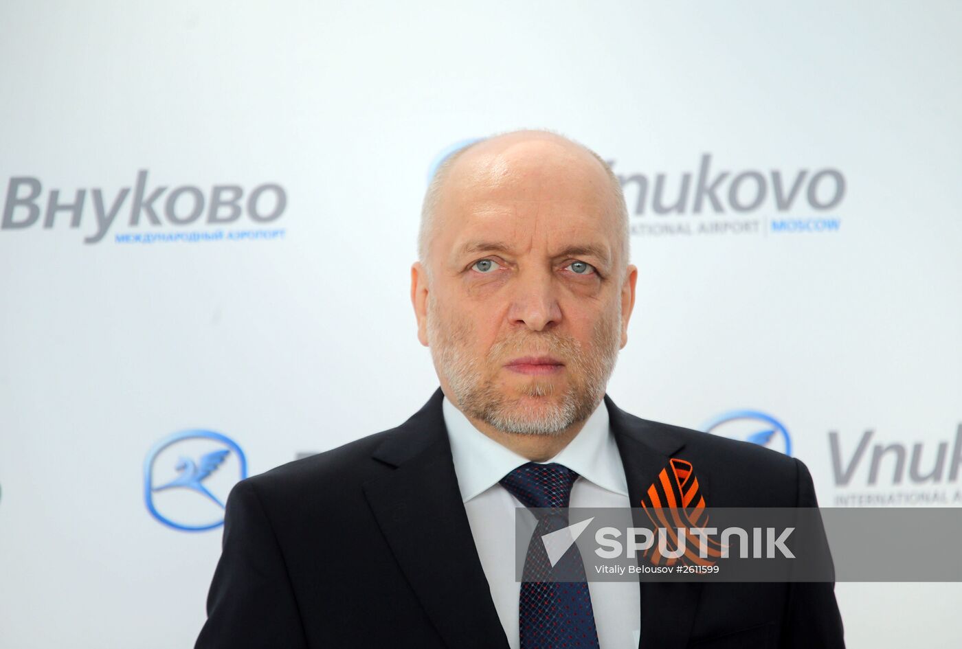 Opening of multimedia exhibition "Victory! 70th Anniversary" at Vnukovo Airport