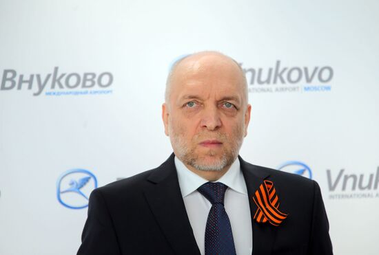 Opening of multimedia exhibition "Victory! 70th Anniversary" at Vnukovo Airport
