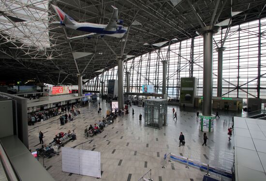 Opening of multimedia exhibition "Victory! 70th Anniversary" at Vnukovo Airport