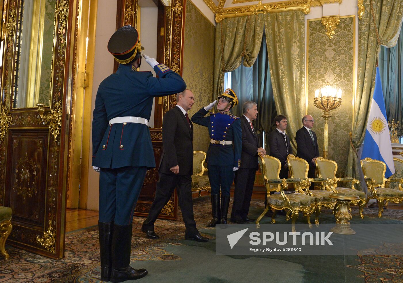 Russian President Vladimir Putin's meeting with President of Argentina Cristina Fernández de Kirchner