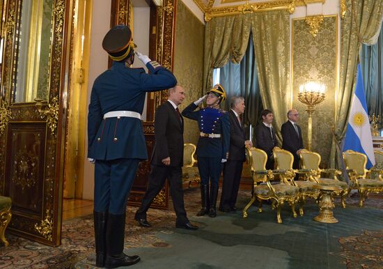 Russian President Vladimir Putin's meeting with President of Argentina Cristina Fernández de Kirchner