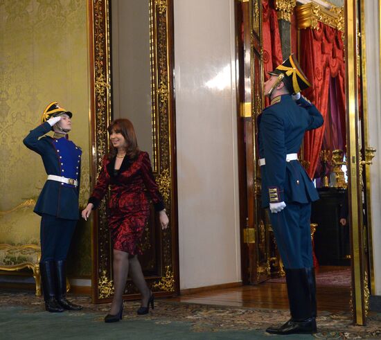 Russian President Vladimir Putin's meeting with President of Argentina Cristina Fernández de Kirchner