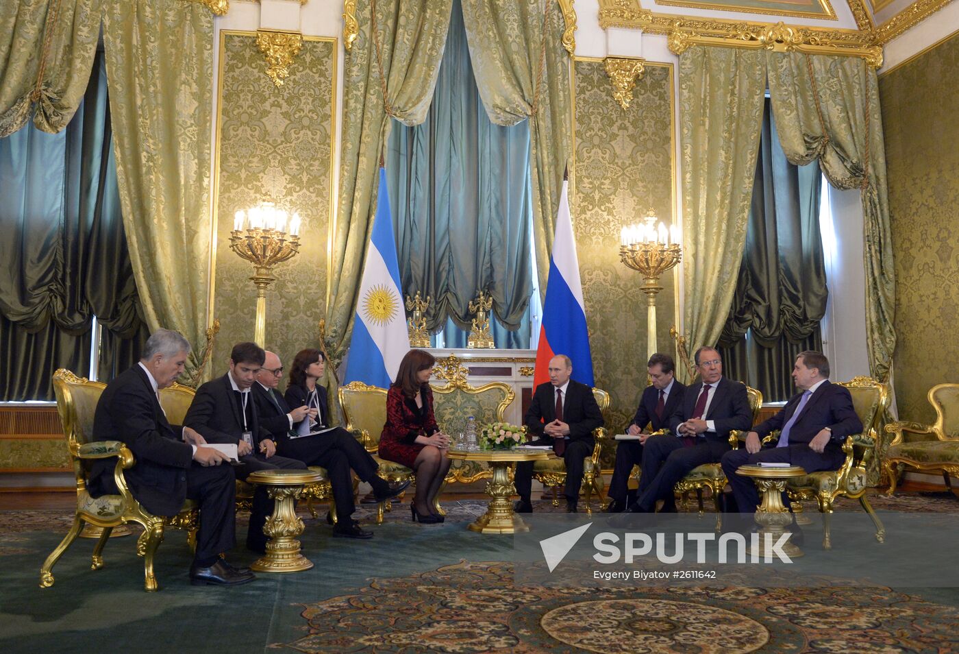 Russian President Vladimir Putin's meeting with President of Argentina Cristina Fernández de Kirchner