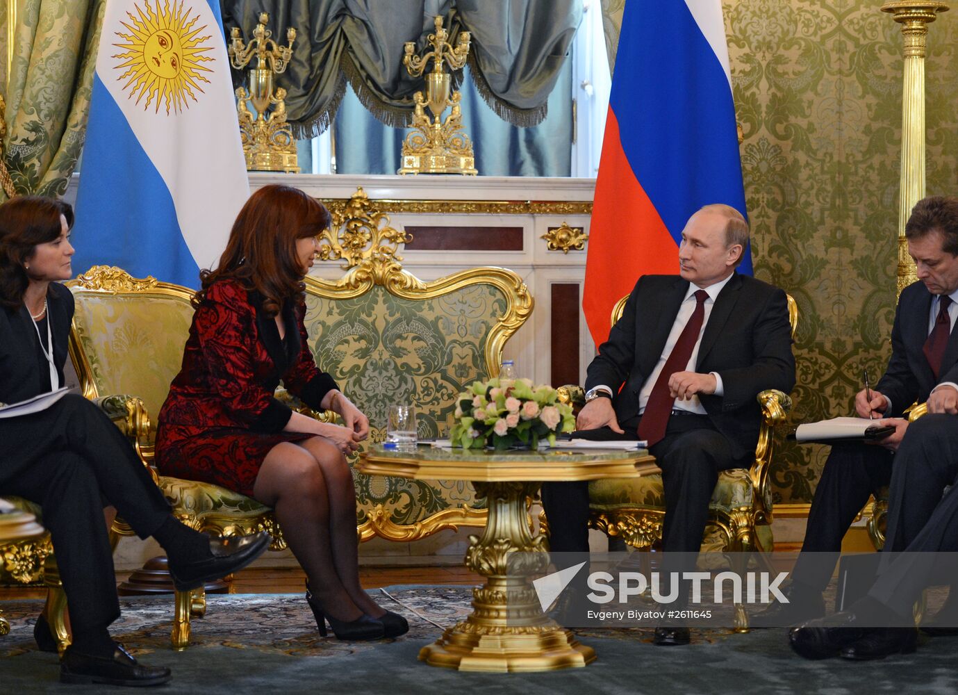 Russian President Vladimir Putin's meeting with President of Argentina Cristina Fernández de Kirchner