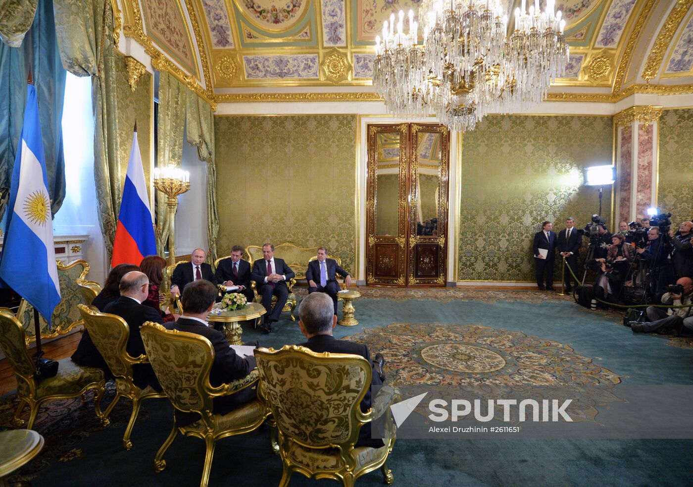 Russian President Vladimir Putin's meeting with President of Argentina Cristina Fernández de Kirchner