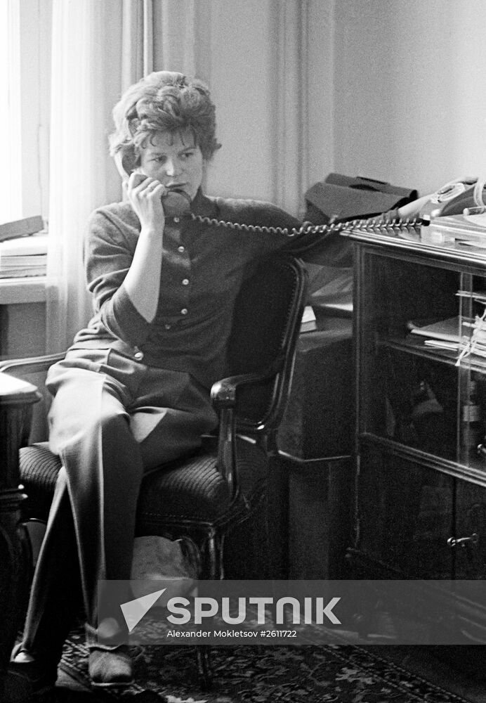 Pilot-cosmonaut of USSR Valentina Nikolayeva-Tereshkova