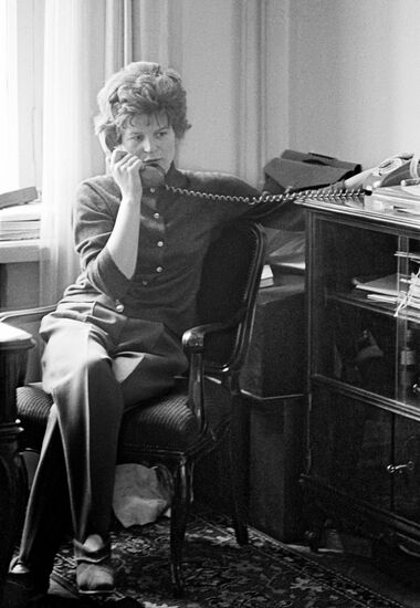 Pilot-cosmonaut of USSR Valentina Nikolayeva-Tereshkova