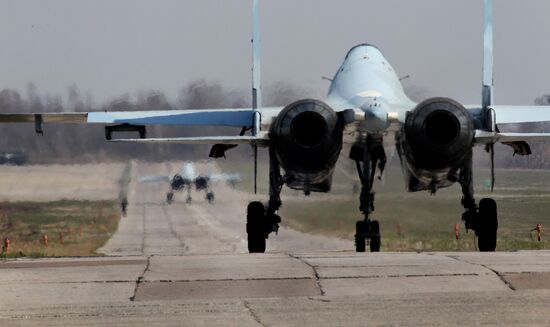 Competitions involving pilots of the Eastern Military District