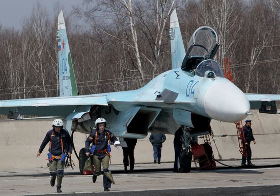 Competitions involving pilots of the Eastern Military District