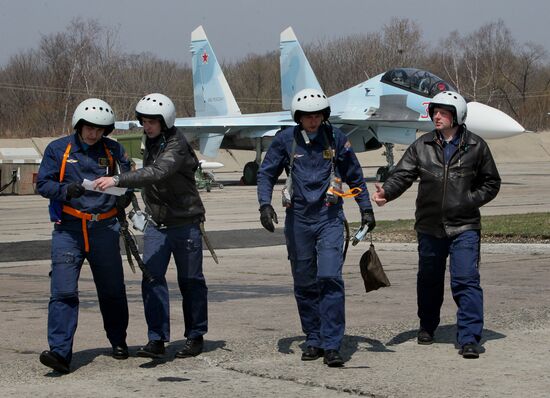 Competitions involving pilots of the Eastern Military District