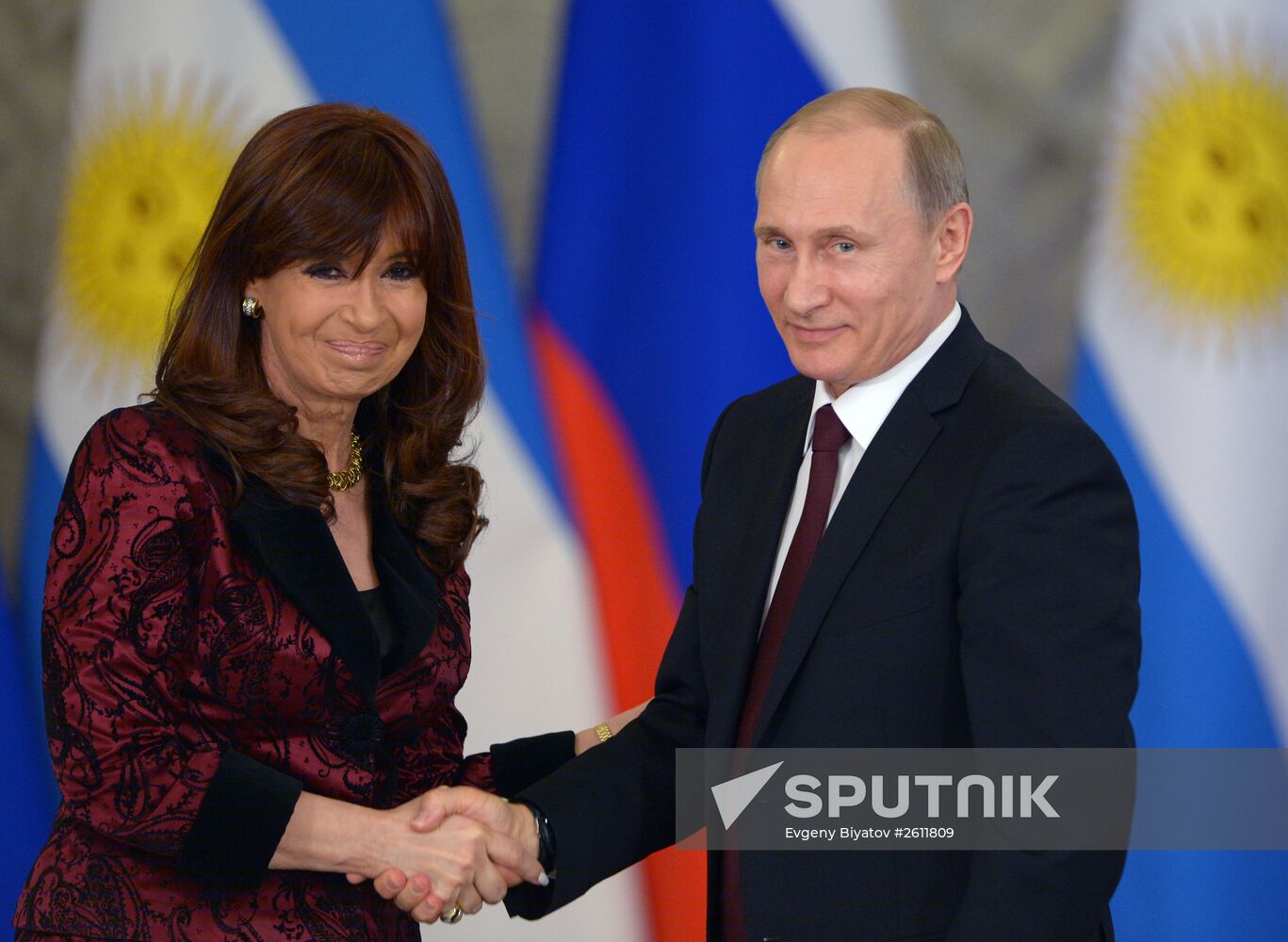 Russian President Vladimir Putin's meeting with President of Argentina Cristina Fernández de Kirchner