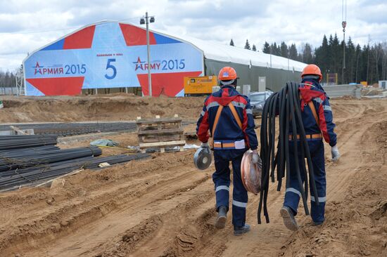 Patriot Park under construction to host Army 2015 FOrum