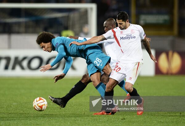Football. Europa League. Zenit vs. Sevilla