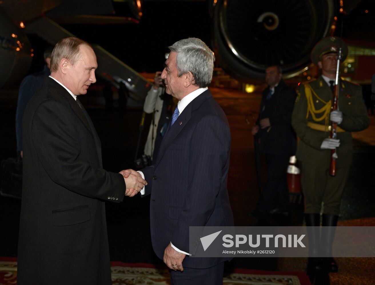 Vladimir Putin visits Armenia