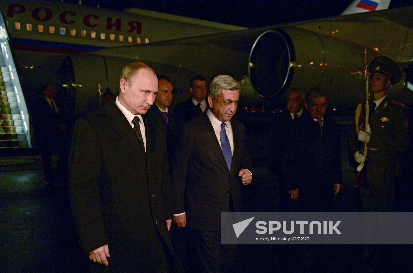 Vladimir Putin visits Armenia