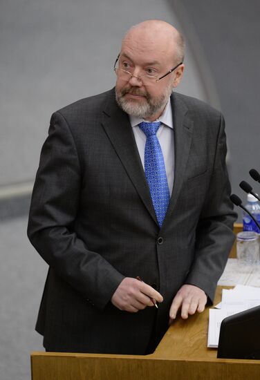 State Duma plenary meeting